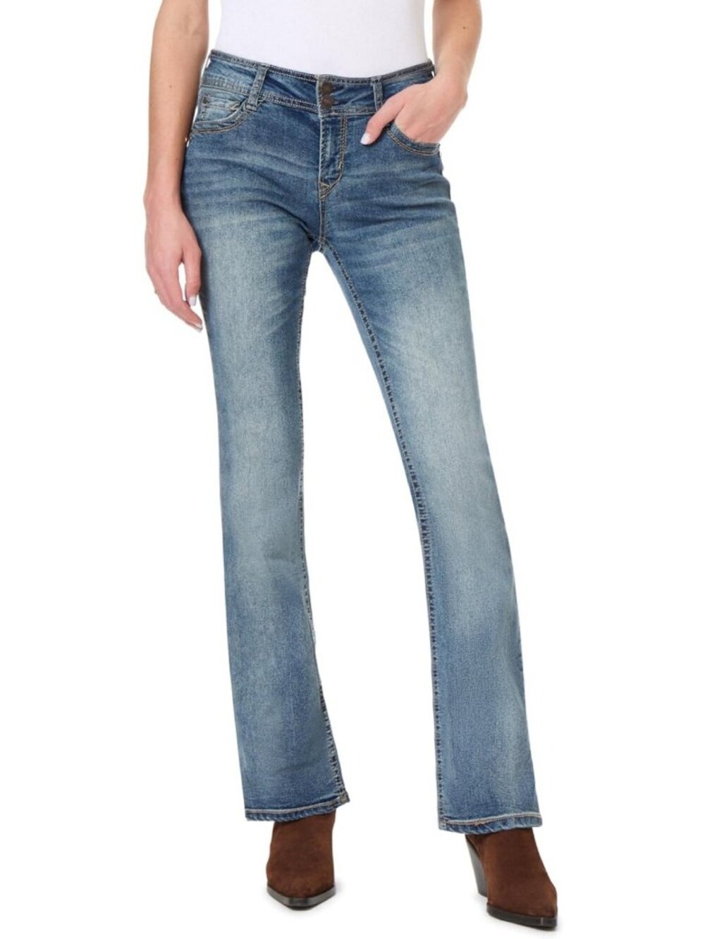 Curvy Bootcut Jeans for Women, Sizes 0-24 | Flattering Fit & Stylish Design